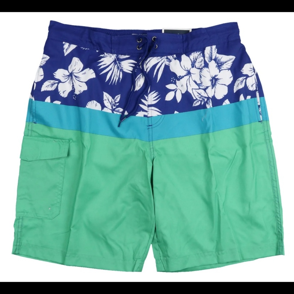 Club Room Quick Dry Performance 9" Swim Trunks